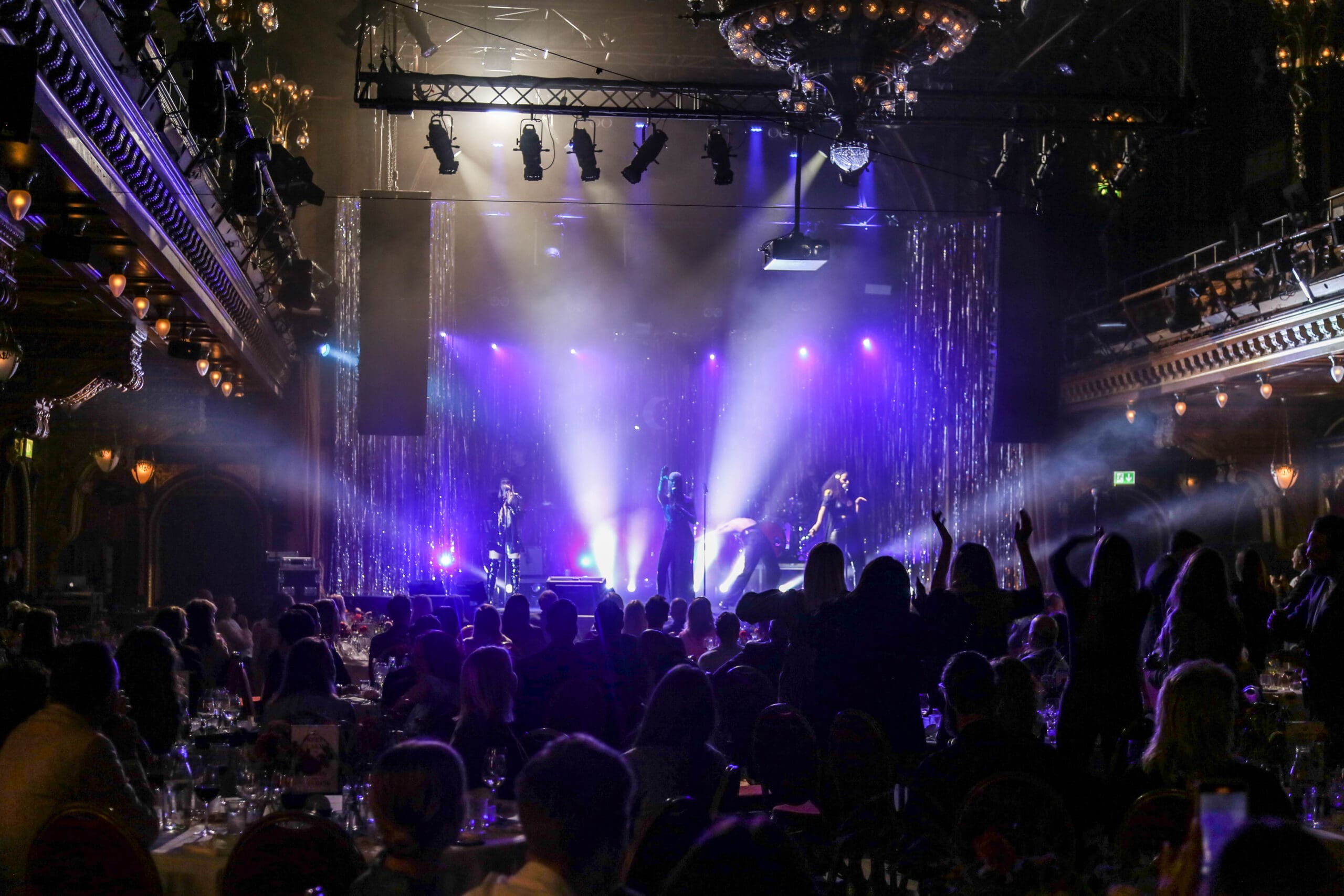 Picture from an event/party, Back to Business.