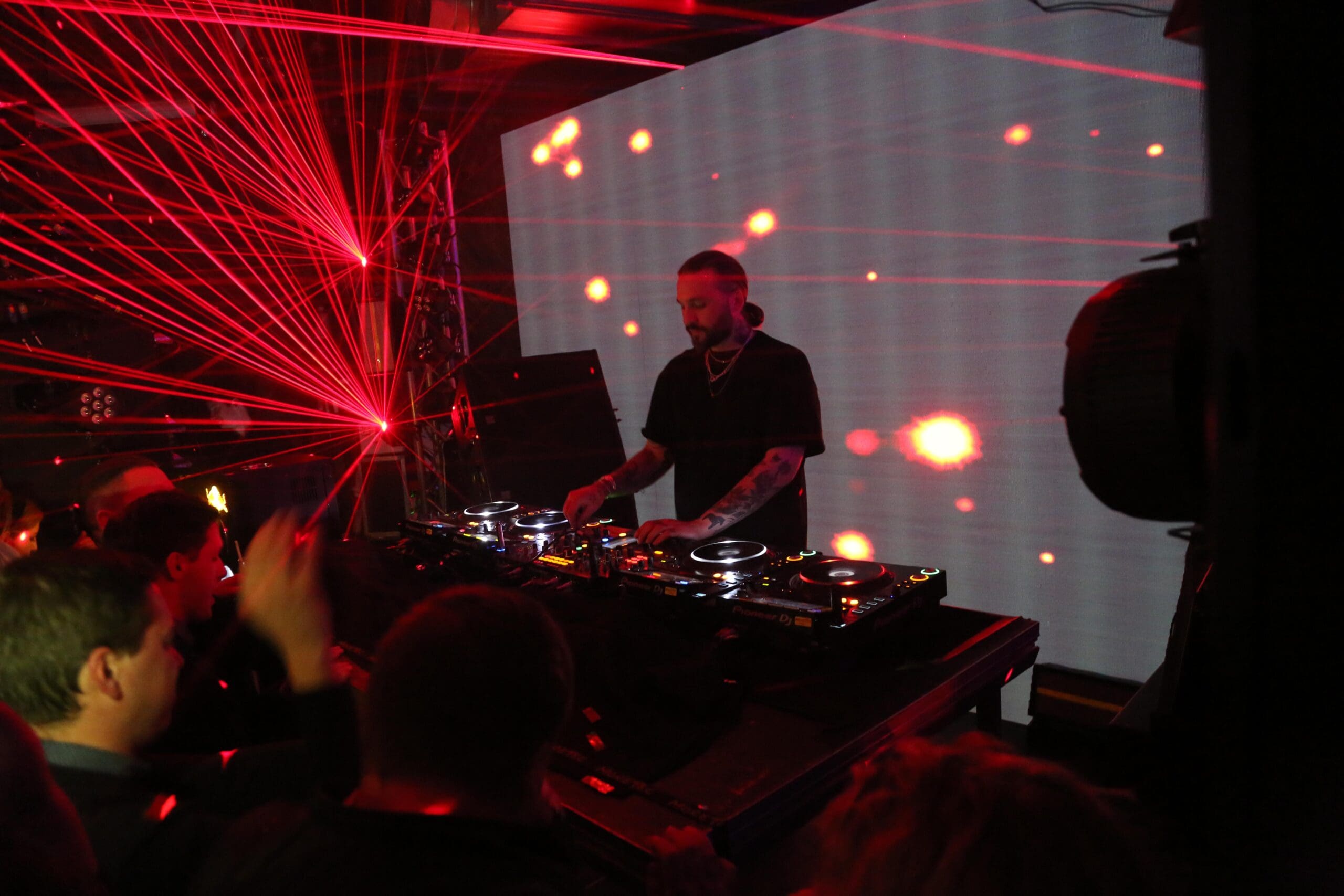 Picture from an event/party, Back to Business.